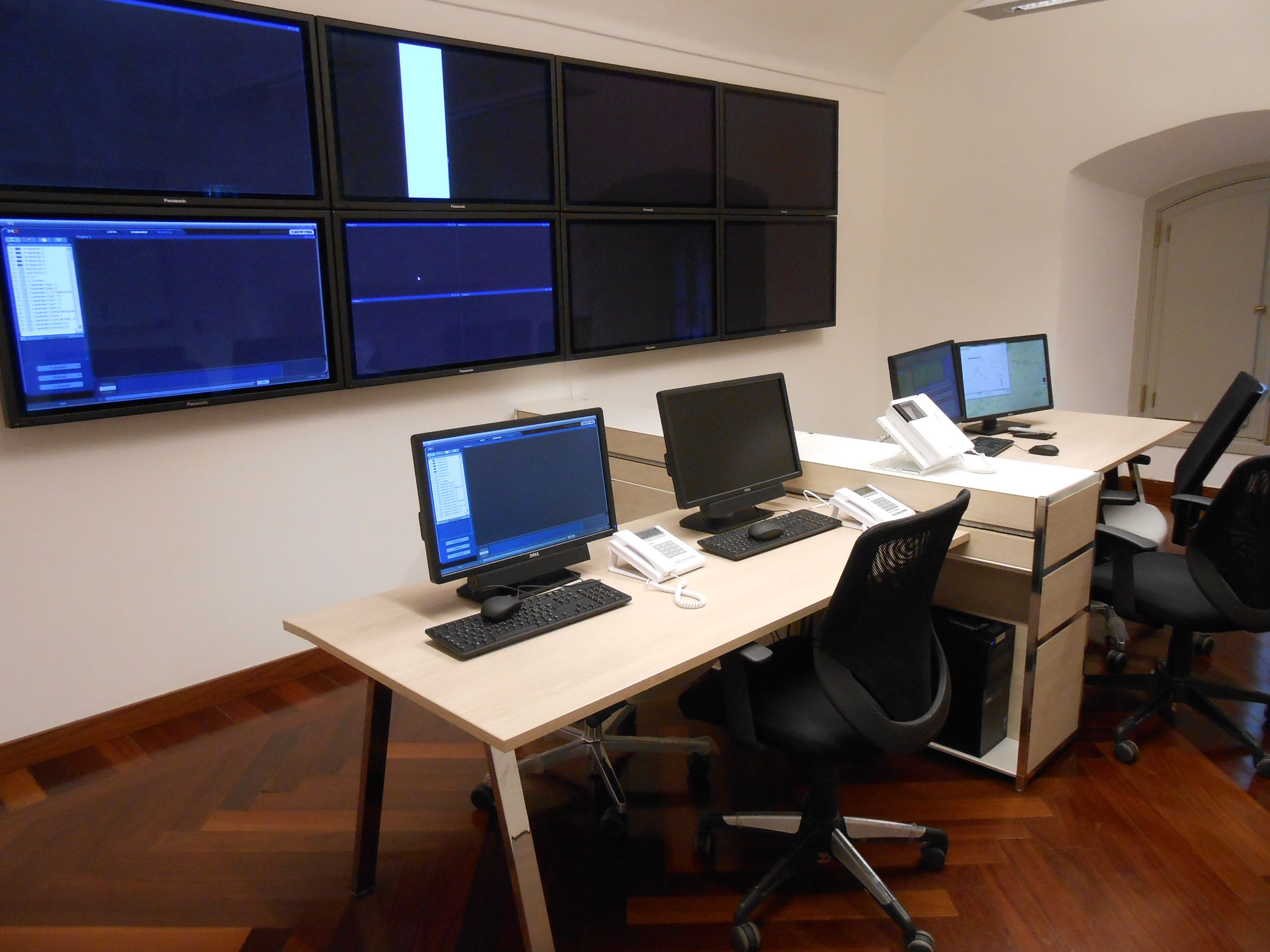 Sicurezza del patrimonio culturale - Sala Centrale di controllo e monitoraggio