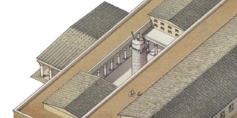 Cortile della Colonna Traianea