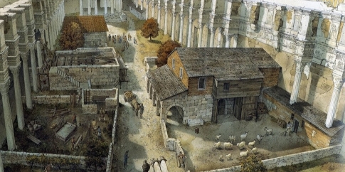 Foro di Nerva nel X secolo