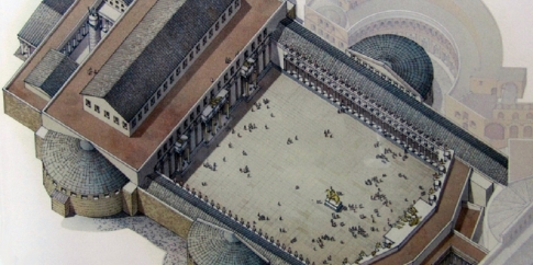 Ricostruzione del Foro di Traiano