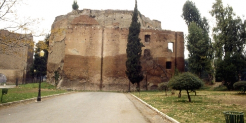 Esedre del corpo centrale retro