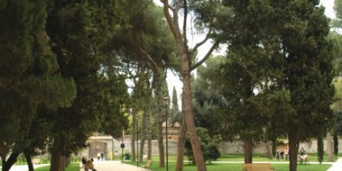 Parco degli Scipioni, viale principale