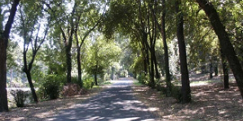 veduta del parco di S. Sebastiano