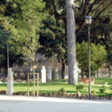 Passeggiata del Pincio, i busti