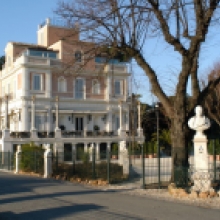 Passeggiata del Pincio, viale del Belvedere e casina Valadier