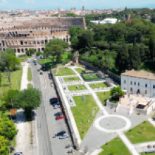 Casina del Salvi vista dall'alto