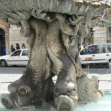 Particolare dei delfini