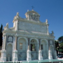 Veduta generale della Mostra dell’Acqua Paola al Gianicolo