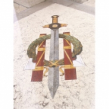 Particolare del pavimento del Sacrario